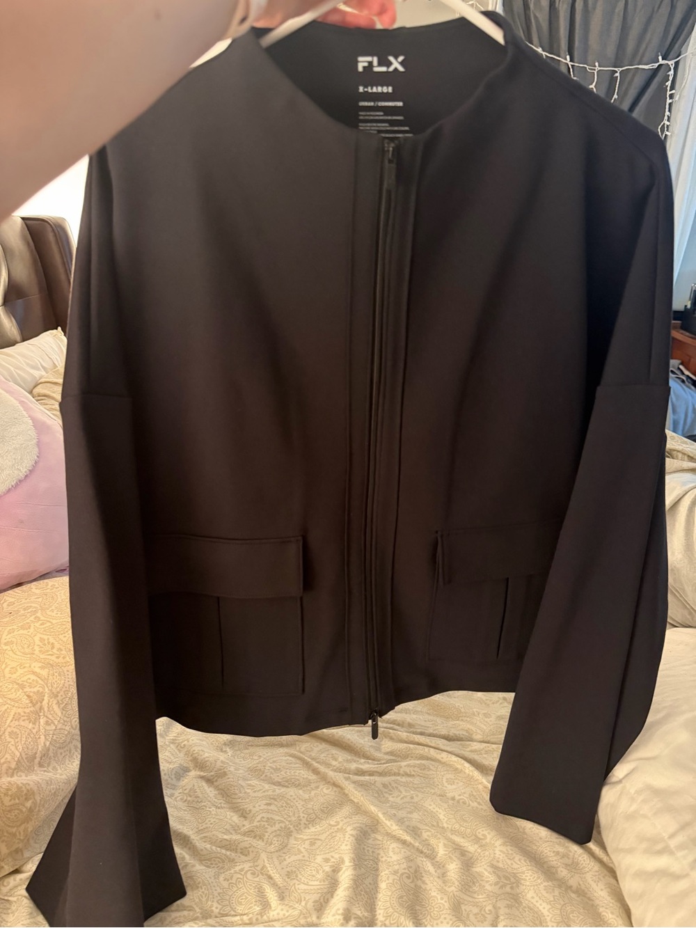 FLX commuter Women's Black Zip-Front Jacket